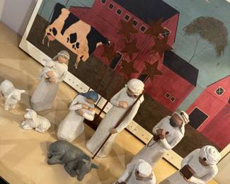 Willow tree nativity set