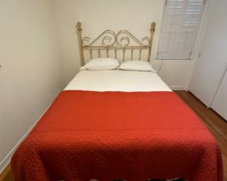 Brass headboard -Queen