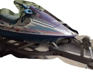 Polaris SLT 750 Moving Violation Jet Ski on Triton Lite Trailer