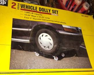 Tool Shop 2pc Vehicle Dolly 1k lb. capacity