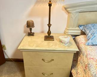 Lacquer end tables and dressers