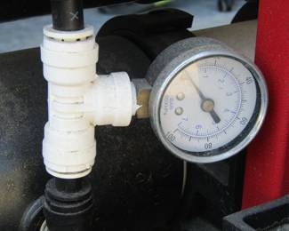 PRESSURE GUAGE FROM WATER FILTRATION SYSTEM