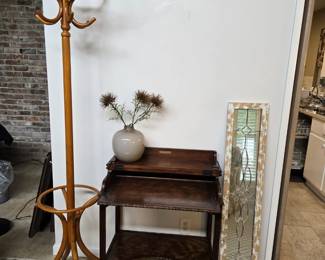 Theodore alexander and mcm bentwood coat rack