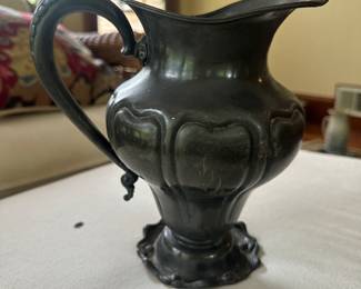 Antique silverplate pitcher 