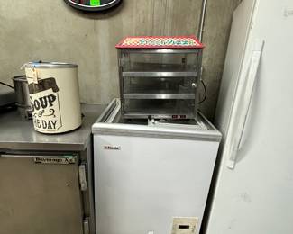 Pizza Warmer And Ice Cream Freezer