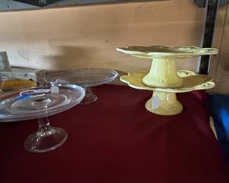 Cake platters 