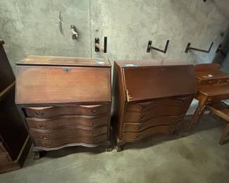 Antique drop desk dressers