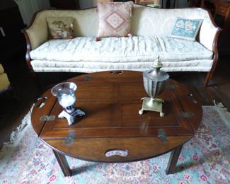 Butler's Table, Antique sofa with Down Cushion