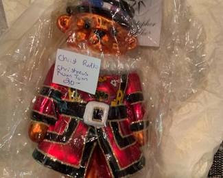 #352	Christopher Radko Blaster Rocket British Teddy Bear	 $20.00 
