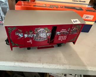 #254	LGB 43552 Christmas Santa Sound Train Car 	 $60.00 
