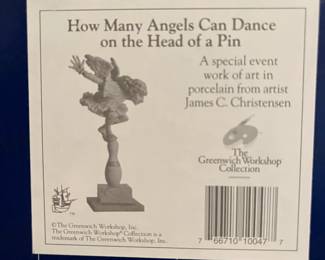 #288	The Greenwich Workshop Collection  Angles Dance … 	 $50.00 

