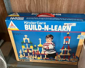 #188	Kinder Care Build - N - Learn - Block Set - 160 pcs	 $20.00 

