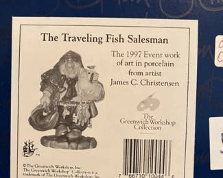 #285	The Greenwich Workshop Collection  Traveling Fish Salesman	 $50.00 
