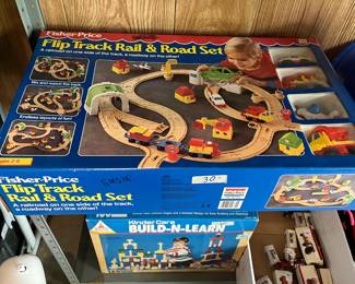 #187	Fisher Price Flip Track Rail & Road Set	 $30.00 
