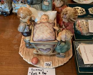 #358	Hummel Rock a Bye Baby w/Box 	 $200.00 
