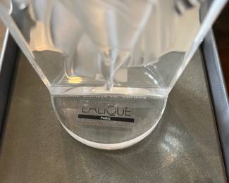 #161	Lalique Crystal Society 1990 Hestia Figurine/Paperweight, Mint w/Box - 6" Tall	 $90.00 
