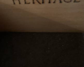 #73	Heritage China cabinet with 3 wood shelves 4 glass doors and 4 wood doors 3 drawers  48x17x82	 $250.00 
