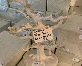 #381	Lenox Tree for Ornaments - 12" Tall	 $40.00 
