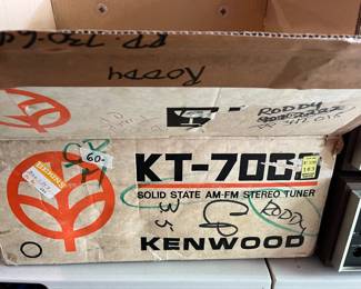 #239	Kenwood  KT7000 AM/FM Tuner	 $60.00 
