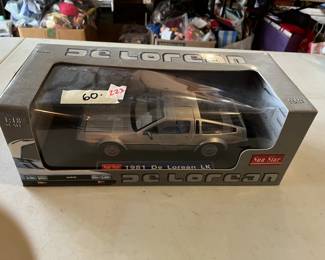#223	Delorean DMC Metal Dis-Cast 1:18 Scale Sun Star 	 $60.00 
