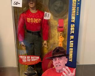 #81	Gunnery SGT R Lee Ermey - NIB	 $55.00 

