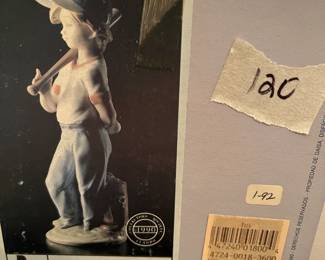 #120	Lladro 7650 - "Pocket ful of Wishes" - approx. 10.25"T x 3.5"W	 $50.00 
