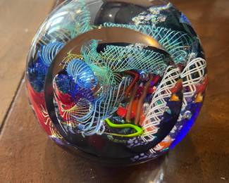 #160	"End of Day" Paperweight by Glass Eye Studio	 $100.00 
