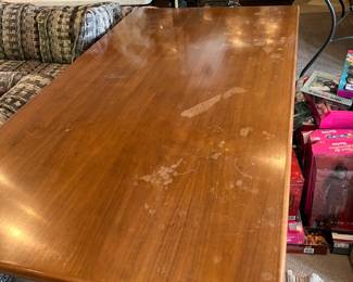 #7	Wood Writing Table (as is finish) - 68x36x29	 $100.00 
