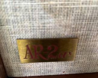 #233	AR-2 AX Acoustic Research Speakers - sold as a pair	 $200.00 
