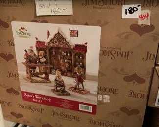 #404	Jim Shore Santa's Workshop  set of 4 pieces	 $180.00 
