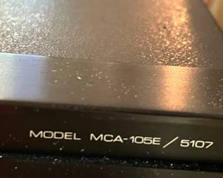 #241	JVC Integrated Amplifier - Model MCA105E/5107	 $100.00 
