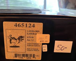 #342 Greenwich collection 465124 Lovelorn Lateral LT124 Size 5.5 Foghorn Leghorn 	 $50.00 			
