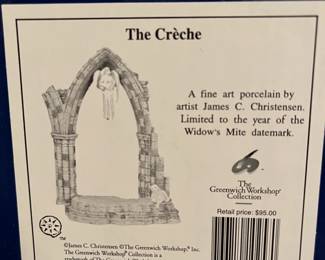 #289	The Greenwich Workshop Collection  The Creche 	 $40.00 
