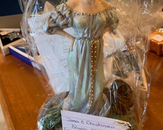 #378	James Christensen Queen Mab Fiona, Adeline & Cecile Fairy Set	 $200.00 
