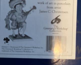 #283	The Greenwich Workshop Collection  The Lute player	 $75.00 
