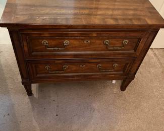 #182	Heritage 2 drawer Nightstand (as is top) - 28x17x22	 $75.00 
