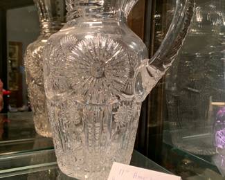 #414	American Brilliant Water Pitcher - 11"	 $40.00 

