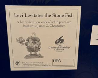 #299	The Greenwich Workshop Collection  Levi Levitates the stone fish	 $50.00 
