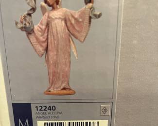 #105	Lladro 2240 - Angel Alleuya Winged Love- 13.5"H 	 $250.00 
