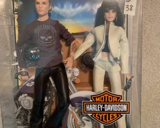 #37	Harley Davidson Ken & Barbie - NIB	 $75.00 
#38	Harley Davidson Ken & Barbie - NIB	 $75.00 
