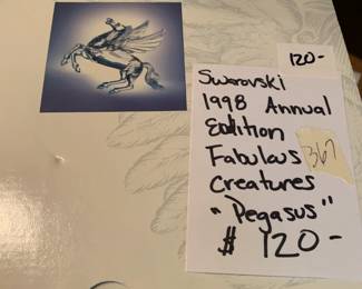 #367	Swarovski 1998 Annual Edition Creatures Pegasus 	 $120.00 

