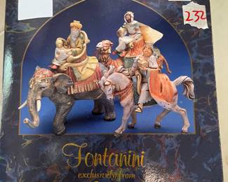 #232	The Three Kings on Animals - Fontanini Heirloom Nativity	 $35.00 
