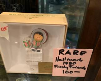 #405	Hallmark Rare ornament - 180 Frosty Friends ornament 	 $100.00 
