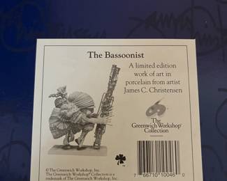 #210	The Greenwich Workshop Collection - The Bassoonist	 $100.00 
