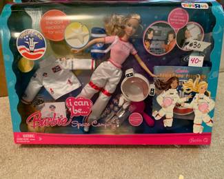 #30	2008 Barbie Space Camp Blonde - NIB	 $40.00 SOLD
#31	2008 Barbie Space Camp African American - NIB	 $40.00 
#32	2008 Barbie Space Camp Brunette - NIB	 $40.00 SOLD
