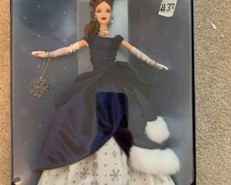#33	2001 Holiday Treasures Barbie - NIB	 $50.00 
