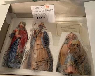 #392	Lenox Miracle in Bethlehem - 3 Kings	 $125.00 
