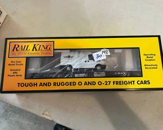 #192	Rail King Tough and Ruged O and O-27 Freight Cars	 $30.00 
