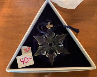 #364	Swarovski 6 Point Snowflake	 $40.00 
