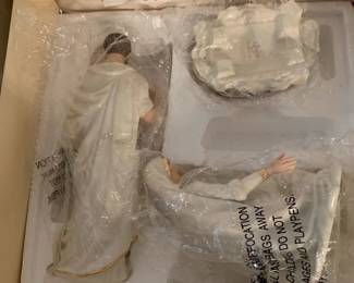 #385	Lenox 3 pc Nativity w/Baby Jesus	 $65.00 

